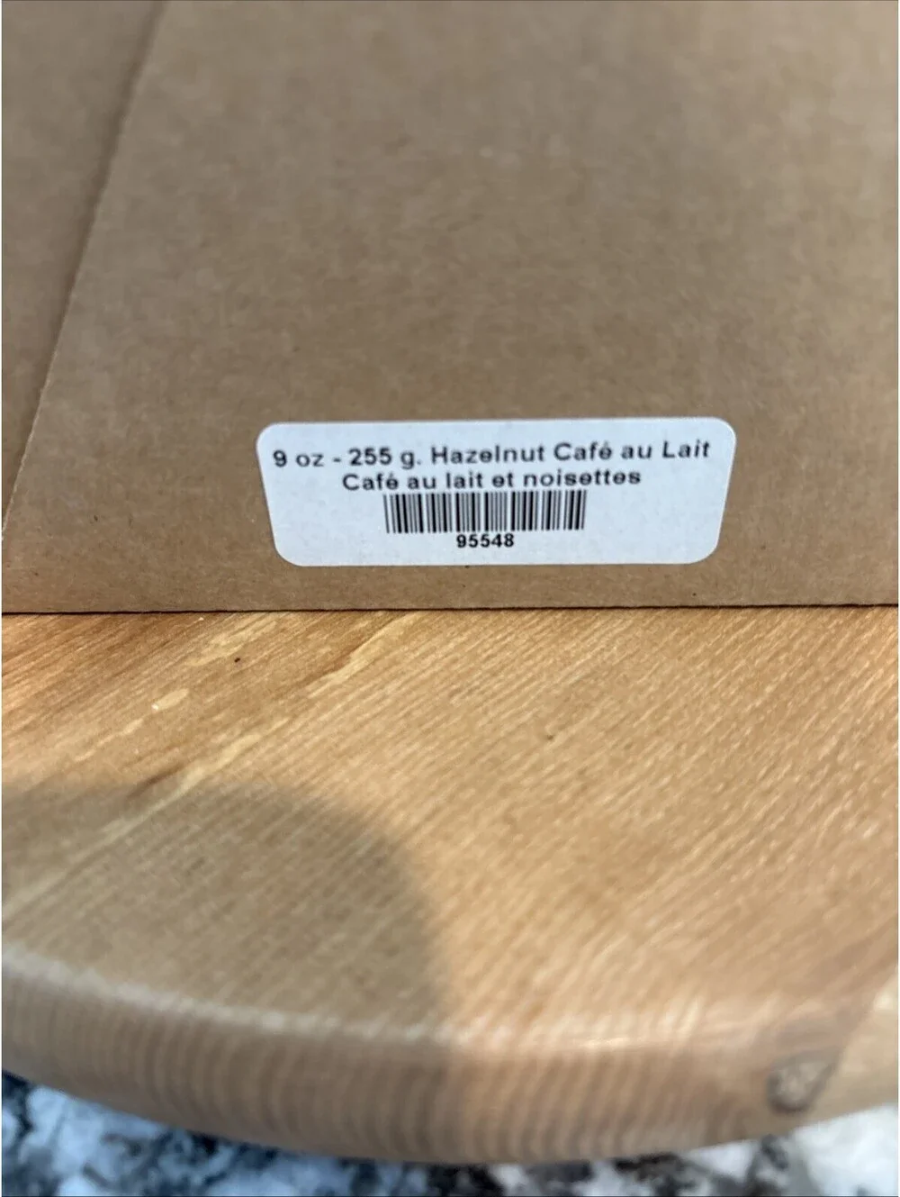 Gold Canyon Cafe Au Lait Candle in Coffee Cup 9 ounce Hazelnut In Box